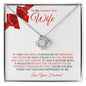 To My Smokin' Hot Wife - Love Knot Necklace (VDay)