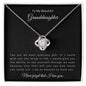 To My Beautiful Granddaughter | Love Knot Necklace