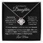 To My Beautiful Daughter | Love Knot Necklace