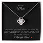 Thank You Mom - Love Knot Necklace