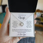 To My Smokin' Hot Wife | Love Knot Necklace