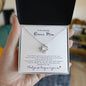To My Amazing Bonus Mom | Love Knot Necklace | Daughter-In-Law