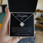 To My Daughter | Love Knot Necklace | Basketball