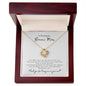 To My Amazing Bonus Mom | Love Knot Necklace | Daughter-In-Law
