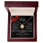 To My Beautiful Wife - Love Knot Necklace (VDay)