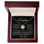 To My Beautiful Daughter | Love Knot Necklace