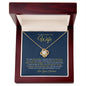To My Smokin' Hot Wife | Love Knot Necklace