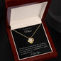 To My Beautiful Mom | Love Knot Necklace