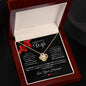 To My Beautiful Wife - Love Knot Necklace (VDay)