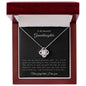 To My Beautiful Granddaughter | Love Knot Necklace