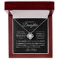 To My Beautiful Daughter | Love Knot Necklace