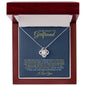 To My Smokin' Hot Girlfriend | Love Knot Necklace
