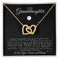 To My Granddaughter | Interlocking Hearts Necklace | Lacrosse