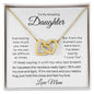 To My Amazing Daughter | Interlocking Hearts Necklace