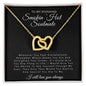 To My Stunning Smokin' Hot Soulmate | Interlocking Hearts Necklace