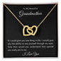 To My Beautiful Grandmother | Interlocking Hearts Necklace