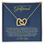 To My Smokin' Hot Girlfriend | Interlocking Hearts Necklace