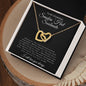 To My Stunning Smokin' Hot Soulmate | Interlocking Hearts Necklace