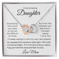 To My Amazing Daughter | Interlocking Hearts Necklace
