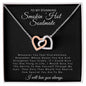 To My Stunning Smokin' Hot Soulmate | Interlocking Hearts Necklace