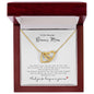 To My Amazing Bonus Mom | Interlocking Hearts Necklace | Daughter-In-Law