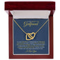 To My Smokin' Hot Girlfriend | Interlocking Hearts Necklace