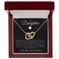 To My Daughter | Interlocking Hearts Necklace | Lacrosse