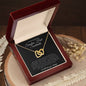 To My Stunning Smokin' Hot Soulmate | Interlocking Hearts Necklace
