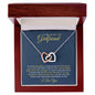 To My Smokin' Hot Girlfriend | Interlocking Hearts Necklace