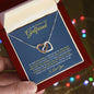 To My Smokin' Hot Girlfriend | Interlocking Hearts Necklace