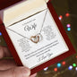 To My Smokin' Hot Wife | Interlocking Hearts Necklace