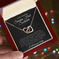 To My Stunning Smokin' Hot Soulmate | Interlocking Hearts Necklace