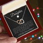 To My Daughter | Interlocking Hearts Necklace | Lacrosse