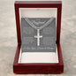 To My Boyfriend | Artisan Cross Necklace on Cuban Chain