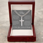 To My Man | Artisan Cross Necklace on Cuban Chain