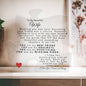 To My Beautiful Wife | Acrylic Puzzle Plaque