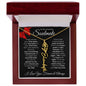 To My Amazing Soulmate - Birth Flower Name Necklace (Valentine's Day)