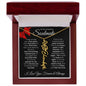 To My Amazing Soulmate - Birth Flower Name Necklace (Valentine's Day)