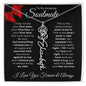 To My Amazing Soulmate - Birth Flower Name Necklace (Valentine's Day)