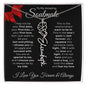 To My Amazing Soulmate - Birth Flower Name Necklace (Valentine's Day)