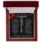 To My Amazing Soulmate - Birth Flower Name Necklace (Valentine's Day)