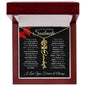 To My Amazing Soulmate - Birth Flower Name Necklace (Valentine's Day)