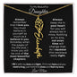 To My Beautiful Daughter | Birth Flower Name Necklace