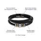 To My Grandson | Love You Forever Bracelet | Soccer
