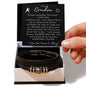 To My Grandson | Love You Forever Bracelet | Basketball