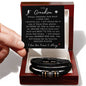 To My Grandson | Love You Forever Bracelet | Soccer