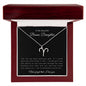 To My Beautiful Bonus Daughter | Zodiac Symbol Necklace