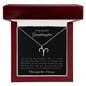 To My Beautiful Granddaughter | Zodiac Symbol Necklace
