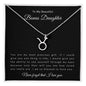 To My Beautiful Bonus Daughter | Zodiac Symbol Necklace
