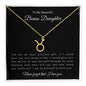 To My Beautiful Bonus Daughter | Zodiac Symbol Necklace
